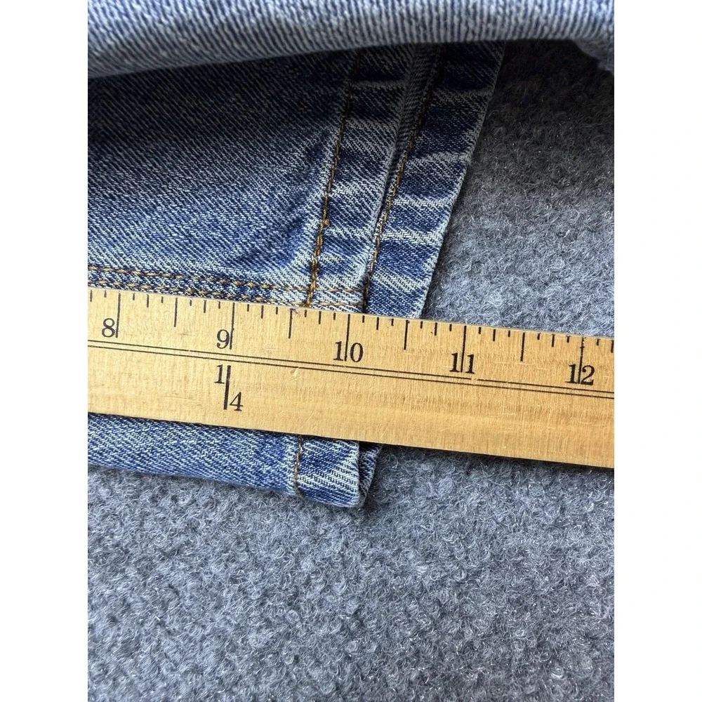 Faded Glory Y2K Jean Shorts Size‎ 34 Distressed Denim